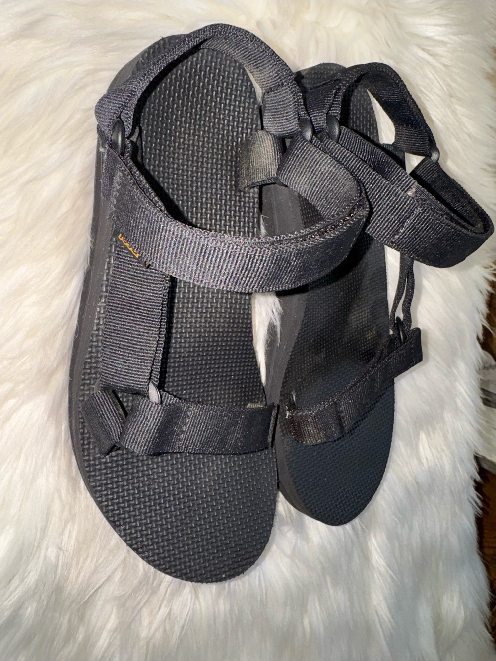 Teva Women's Black Strappy Outdoor Sandals